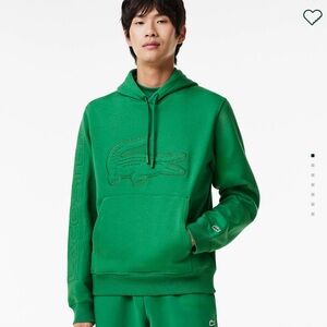 Lacoste Puff Croc Relaxed Kelly Green Hoodie XL